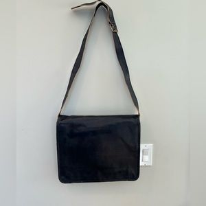 Leather Messenger-style Brief Case